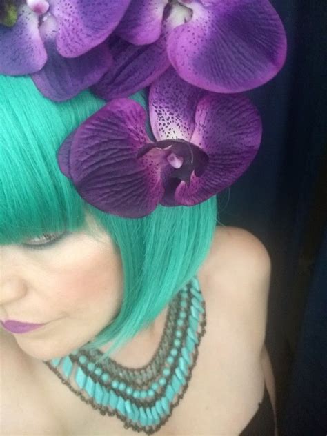 Orchid witch hairpiece